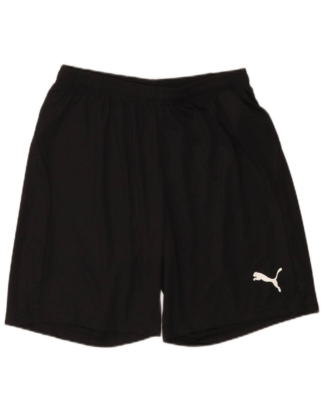 Shorts esportivos masculinos PUMA poliéster preto médio