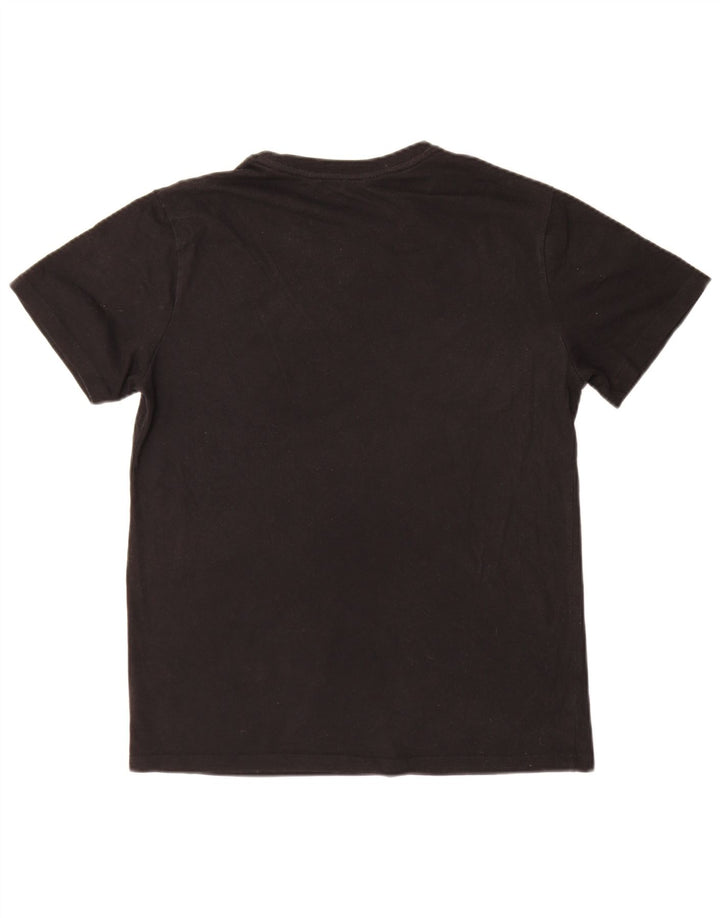 Fila Mens Graphic T-Shirt Top Médio Poliéster Preto