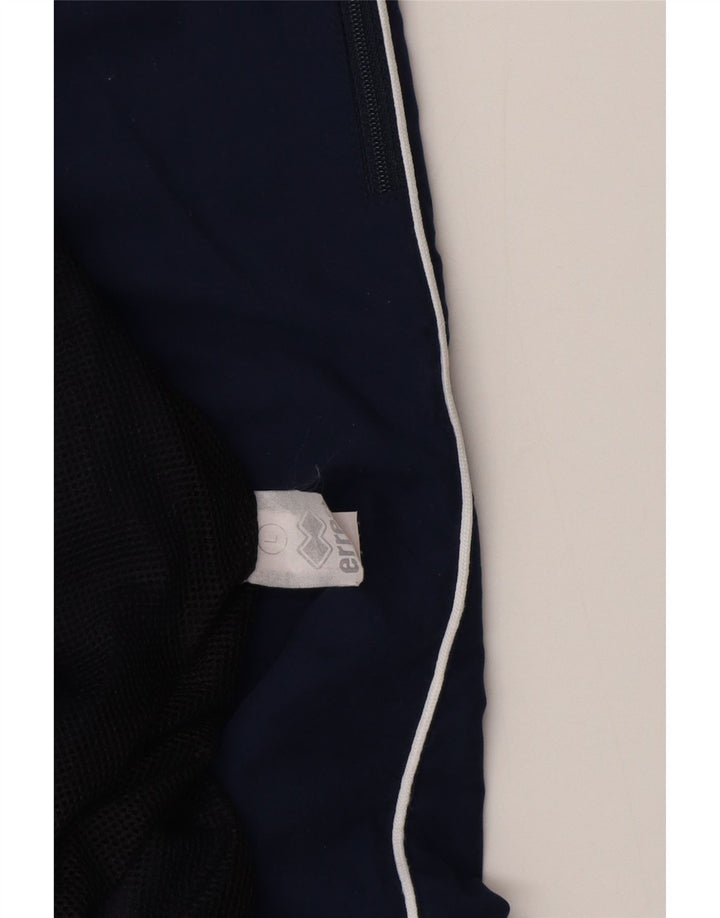 Calça de treino masculina ERREA grande poliéster colorblock azul marinho