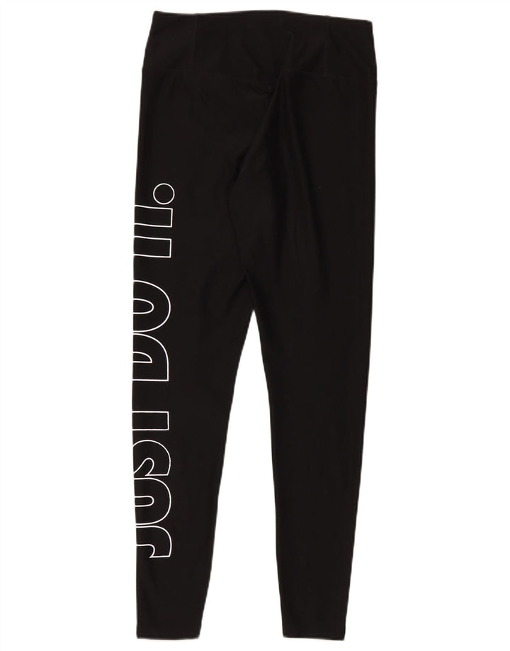 Leggings Nike Dri Fit Graphic UK 10 Pequeno Poliéster Preto