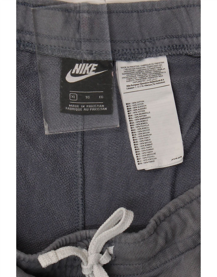 Shorts esportivos gráficos masculinos Nike XL cinza algodão