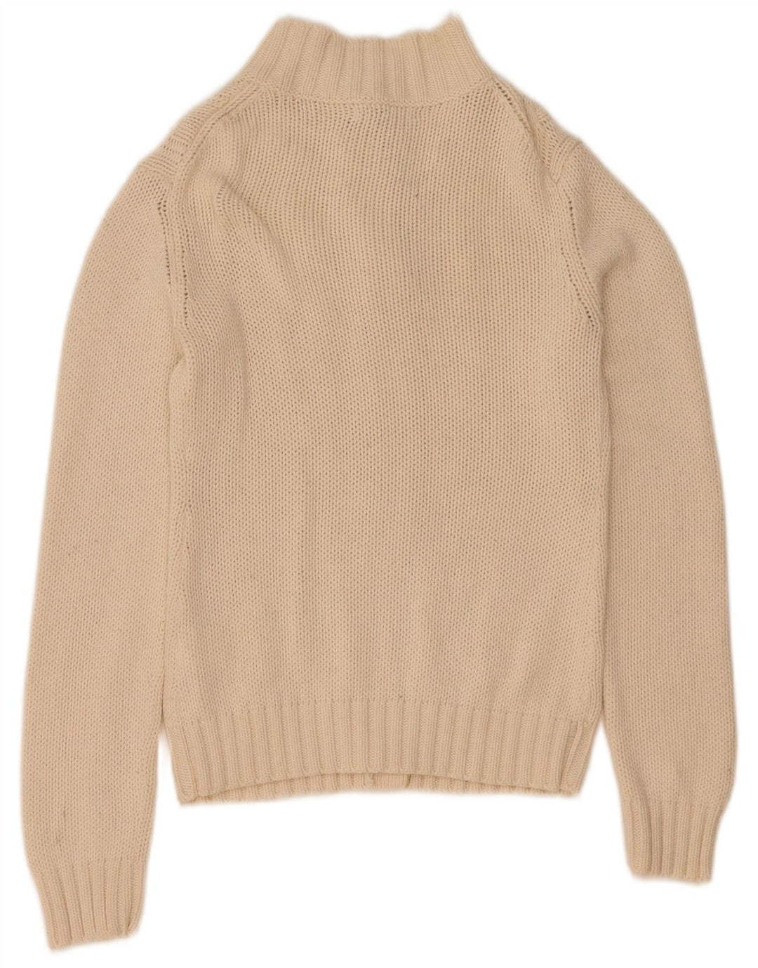 Suéter cardigã feminino North Sails UK 12 médio algodão branco