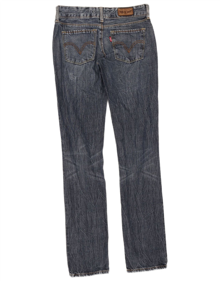 Calça jeans feminina Levi's 571 Slim W27 L34 azul algodão