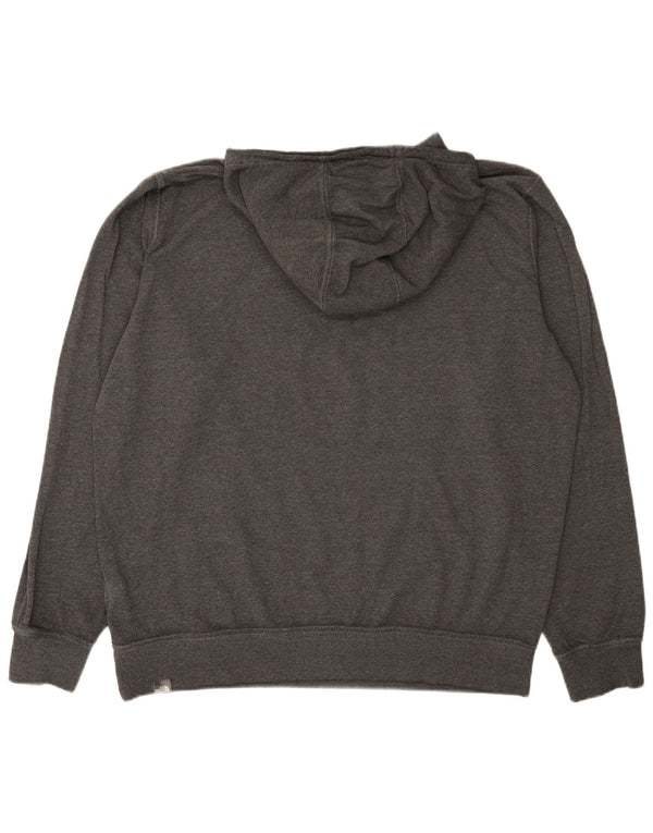 Jumper com capuz gráfico masculino The North Face 2XL algodão cinza