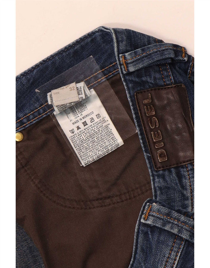 Jeans retos masculinos Diesel W32 L31 algodão azul