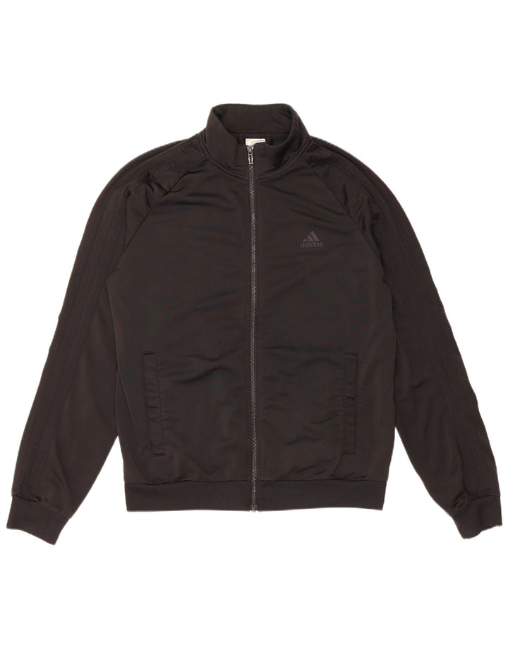 Jaqueta Adidas Mens Treino Top Médio Poliéster Preto