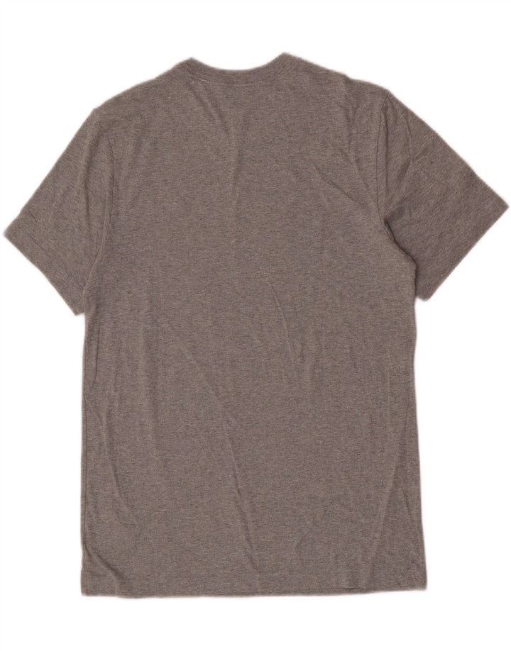 Camiseta masculina Nike Top cinza médio manchado de algodão