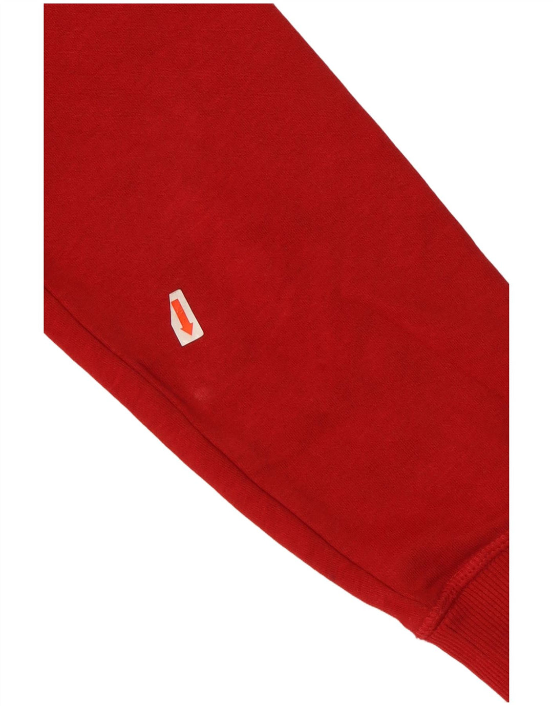 Jumper feminino com capuz gráfico Champion UK 14 algodão vermelho médio