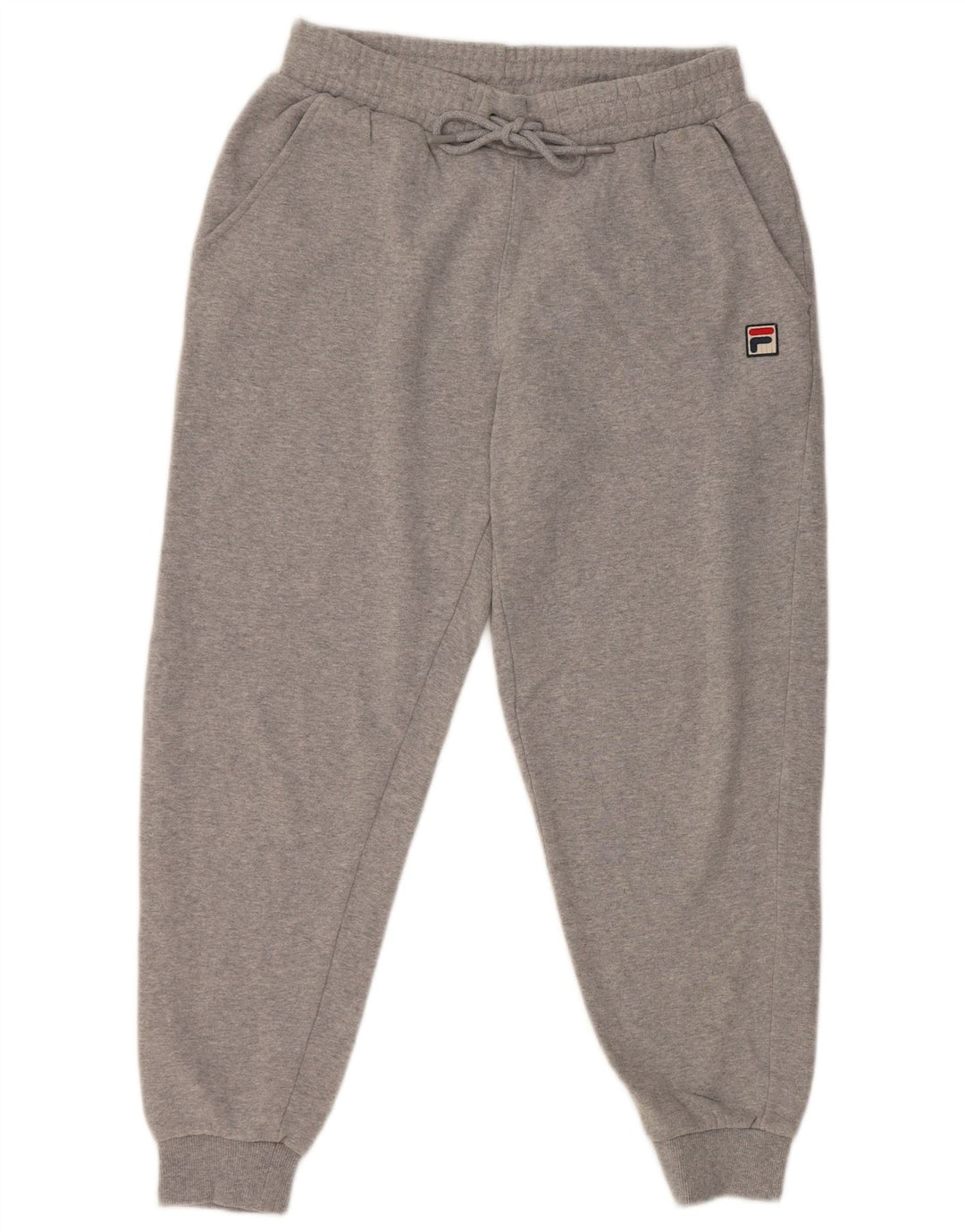 Calça de treino masculina FILA joggers pequeno algodão cinza