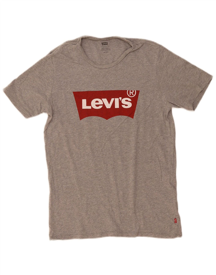 Camiseta gráfica masculina LEVI'S XS cinza
