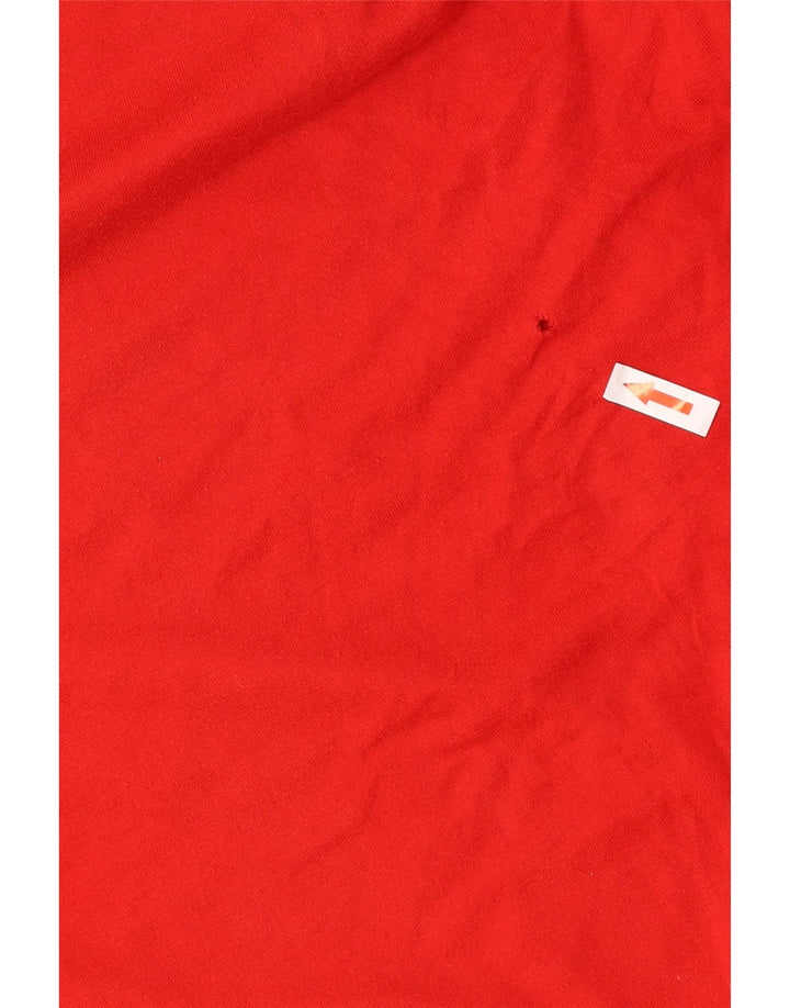 Camiseta Nike masculina regular fit gráfica top médio algodão vermelho