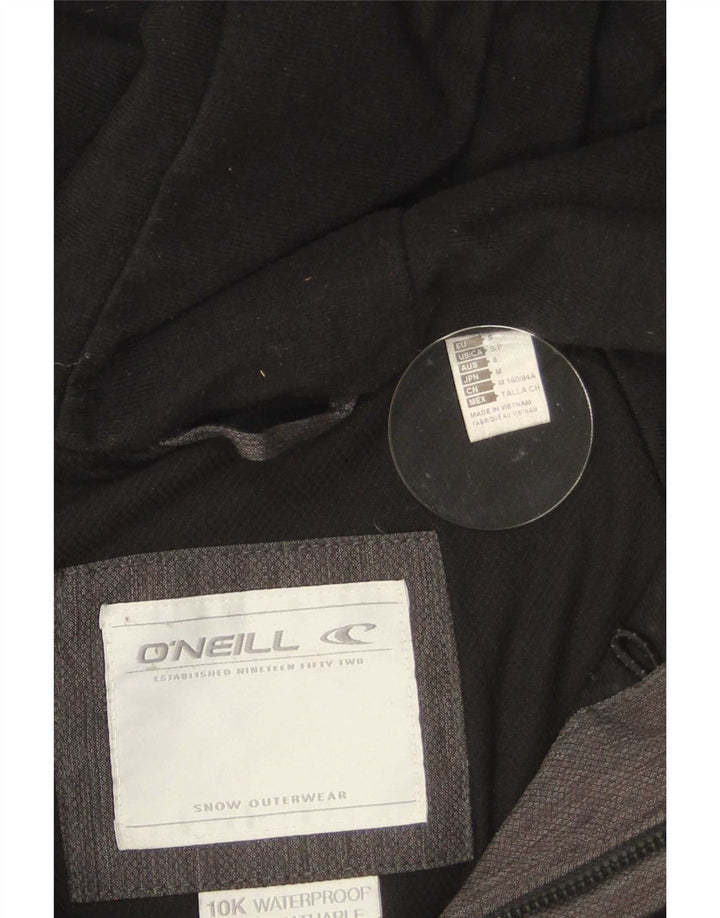 Jaqueta corta-vento masculina O'Neill com capuz UK 10 poliéster cinza pequeno