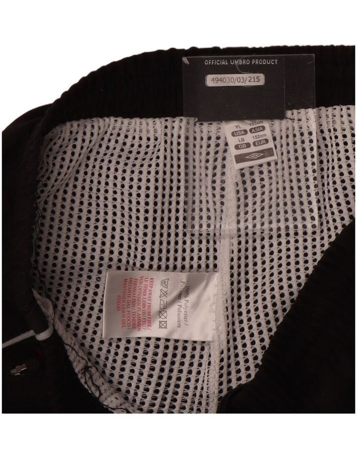 Calça de treino UMBRO Boys Joggers 11-12 anos grande poliéster preto