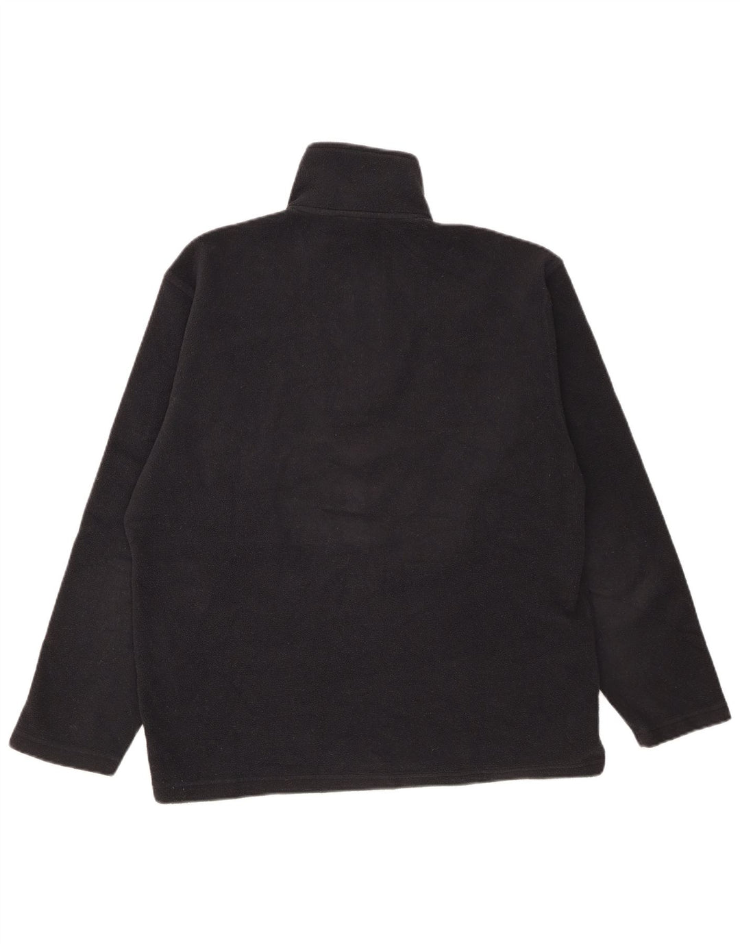 Suéter de lã masculino K-Way com zíper e gola média listrado preto