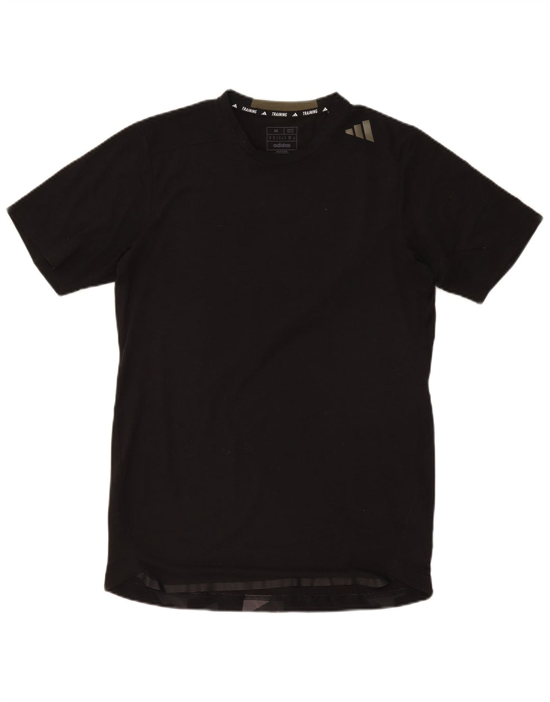 Camiseta Adidas Masculina Aeroready Slim Fit Top Médio Poliéster Preto