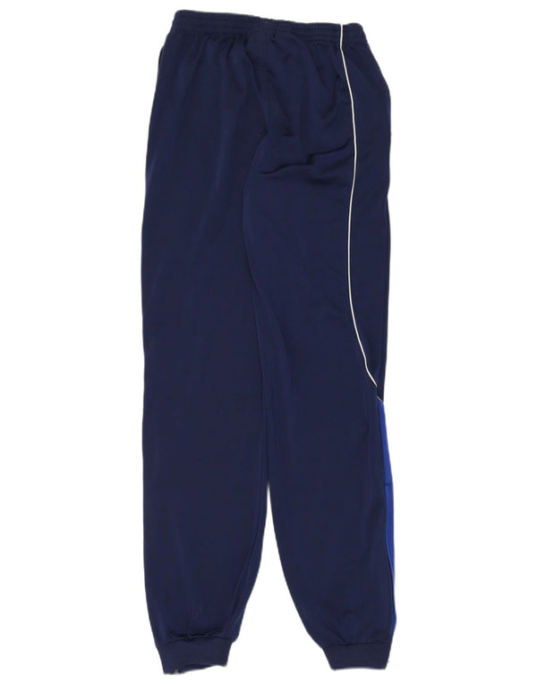 Adidas meninos calças de treino joggers 15-16 anos azul marinho colorblock