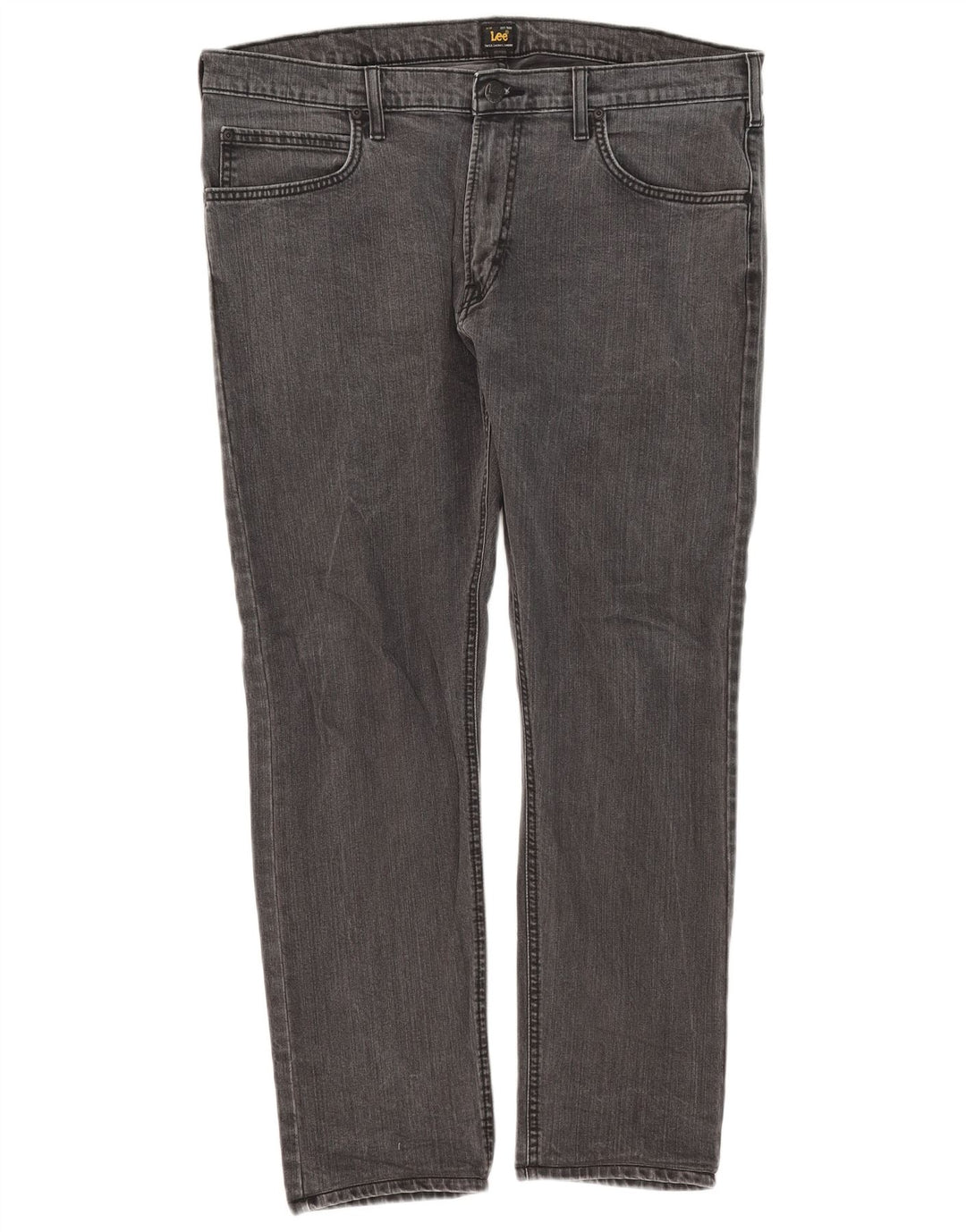 Lee Mens Luke Slim Jeans W36 L28 Algodão Cinza