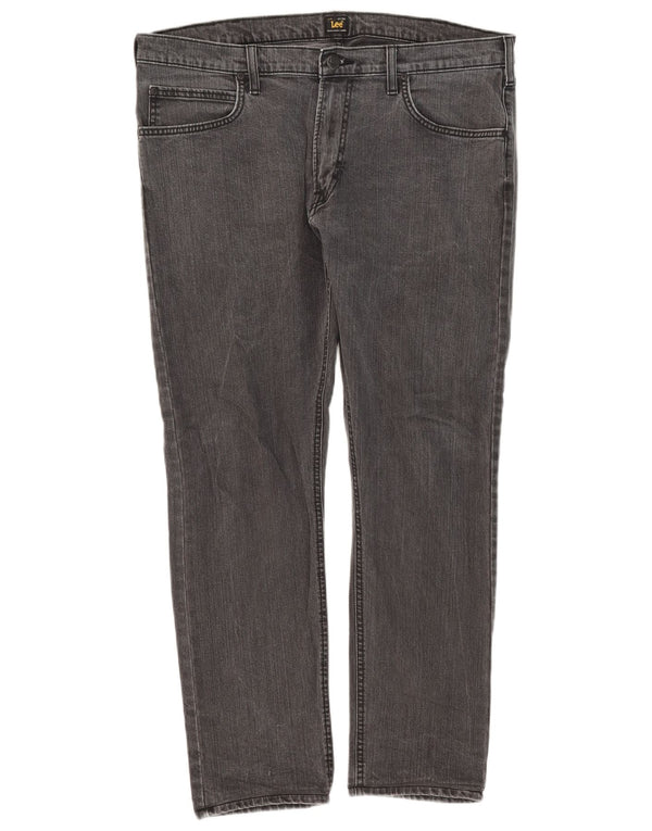 Lee Mens Luke Slim Jeans W36 L28 Algodão Cinza