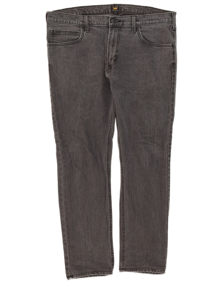 Lee Mens Luke Slim Jeans W36 L28 Algodão Cinza