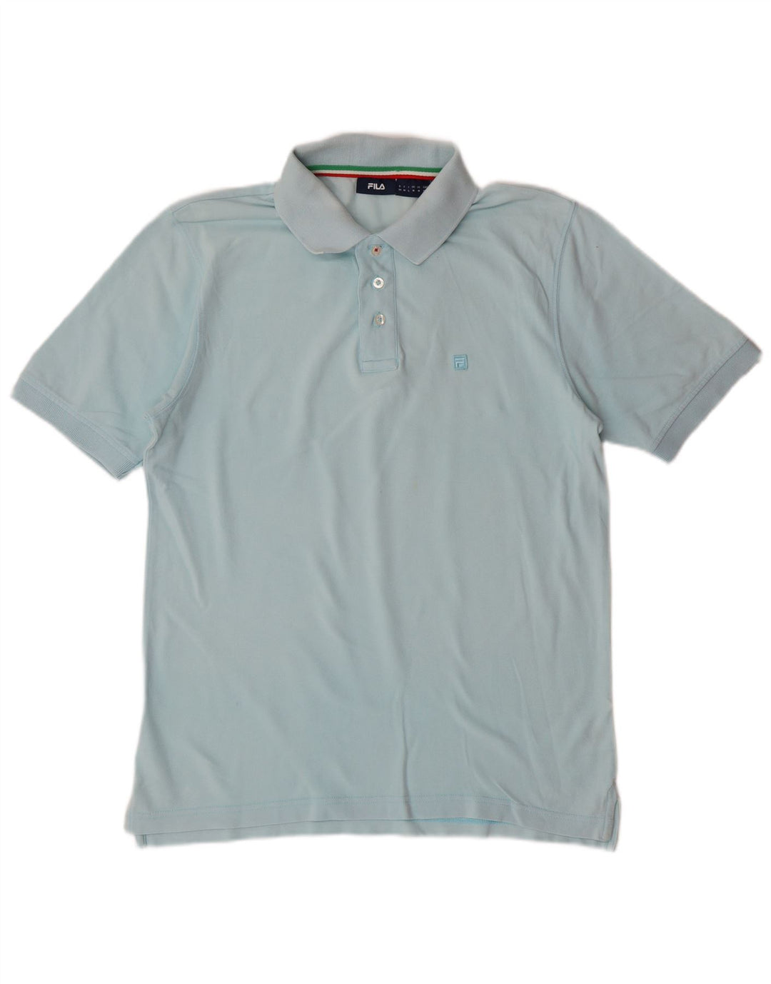 Camisa polo masculina Fila médio algodão azul