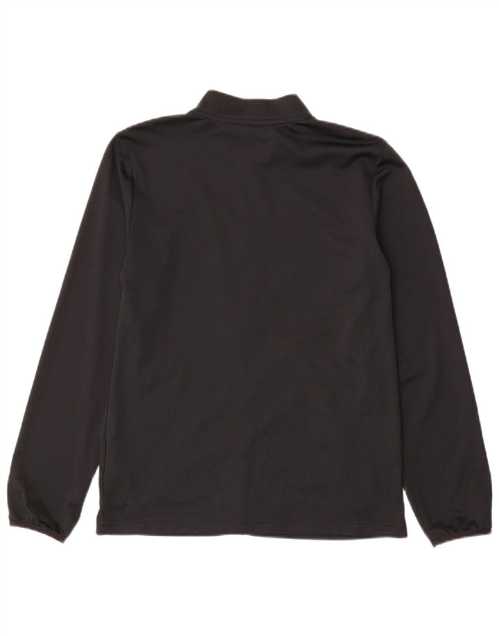 NIKE Boys Dri Fit Tracksuit Top Jacket 13-14 Anos XL Preto Poliéster