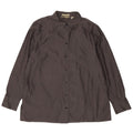 Camisa feminina EDDIE BAUER UK 18 XL algodão cinza