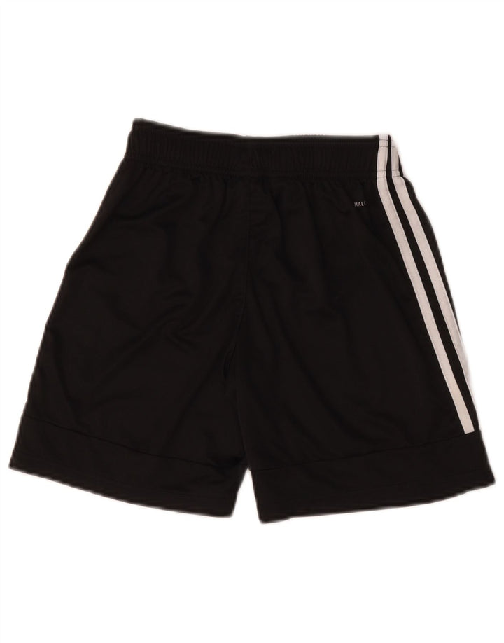 Shorts esportivos Adidas Boys Climalite 11-12 anos preto poliéster