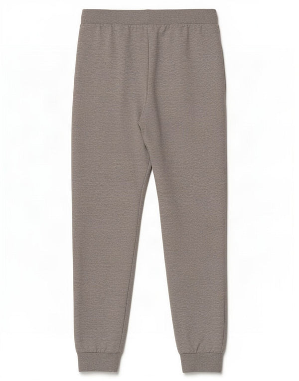 Calça de treino feminina Lotto Joggers UK 14 algodão manchado cinza médio