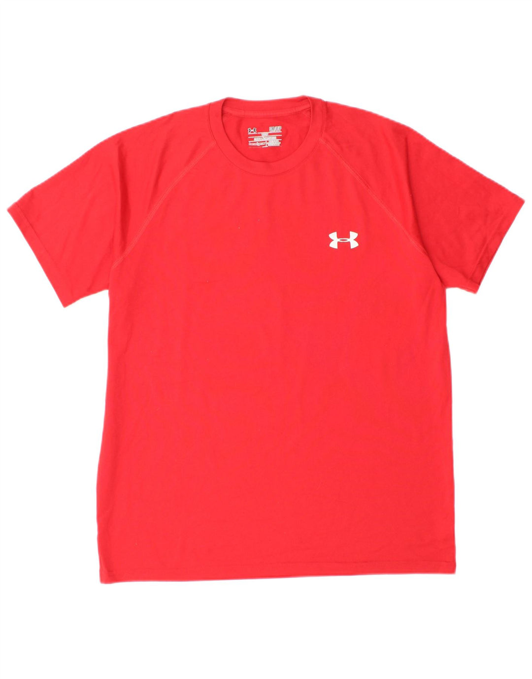 UNDER ARMOUR Camiseta masculina Heat Gear Top pequeno poliéster vermelho