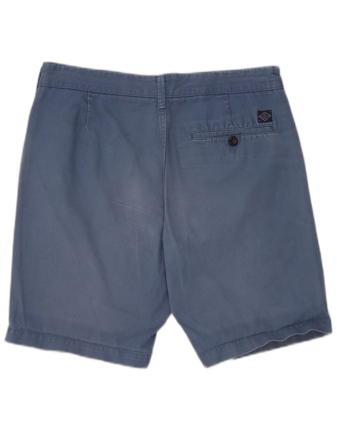 Shorts chino masculino Marks & Spencer W30 algodão azul marinho médio