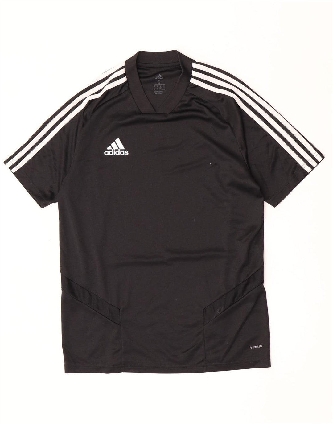 Adidas Mens Climacool Camiseta Top Pequeno Poliéster Preto