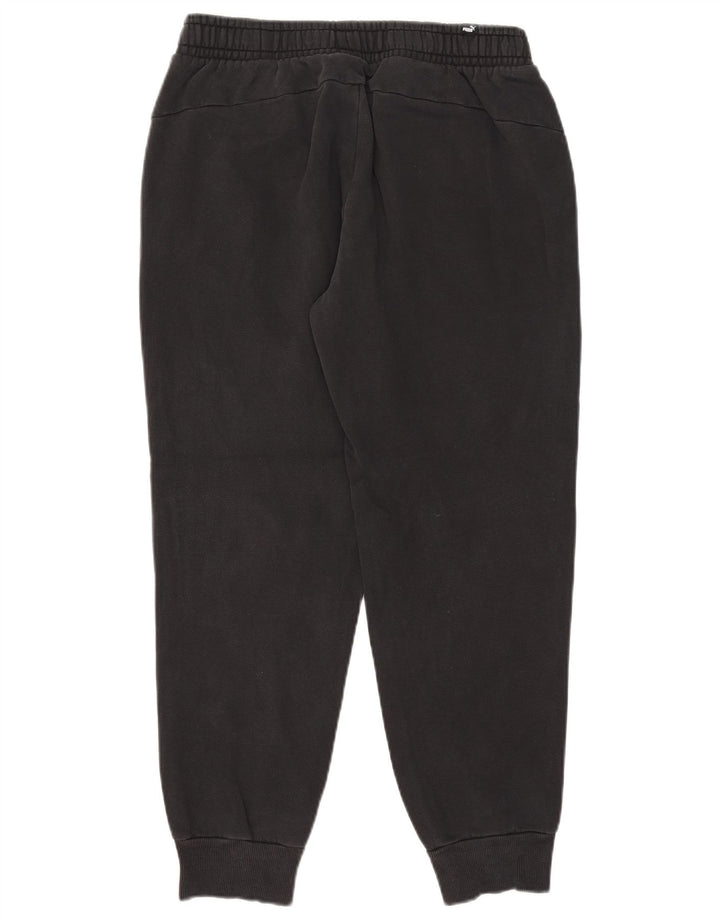 Calça de treino masculina Puma Joggers grande algodão preto