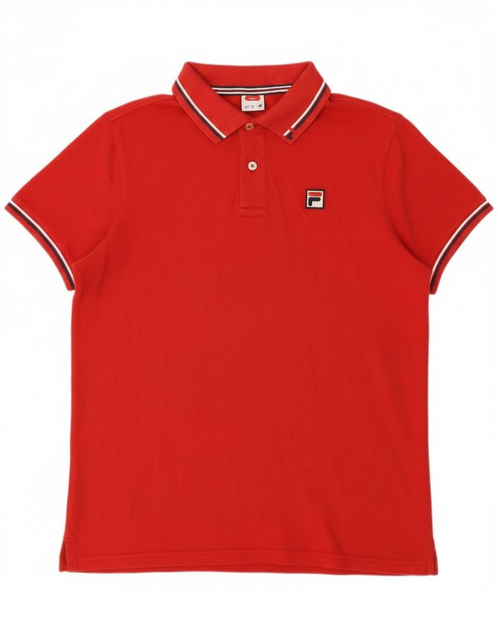 Camisa Polo Masculina Fila XS Algodão Vermelho