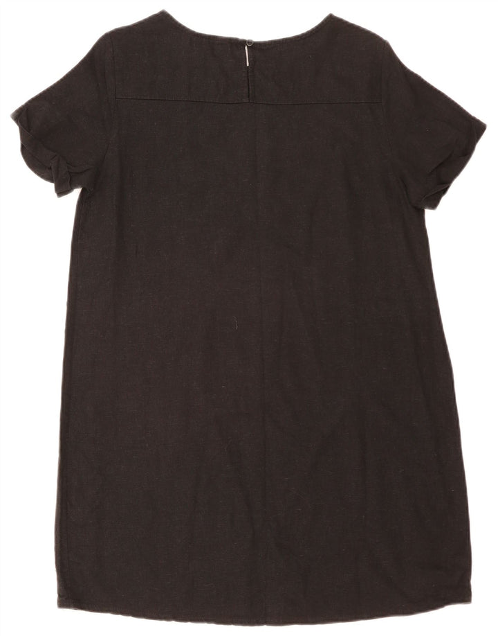 Vestido Lipsy Feminino UK 12 Médio Linho Preto