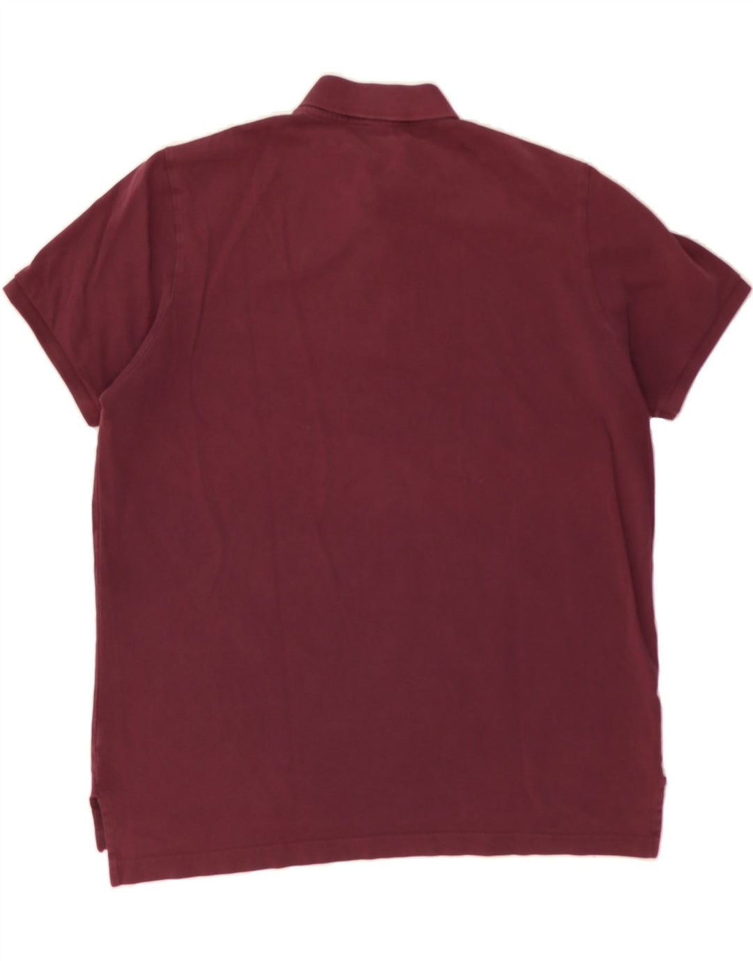 U.S. POLO ASSN. Mens Polo Shirt Large Burgundy Cotton Vintage U.S. Polo Assn. and Second-Hand U.S. Polo Assn. from Messina Hembry 