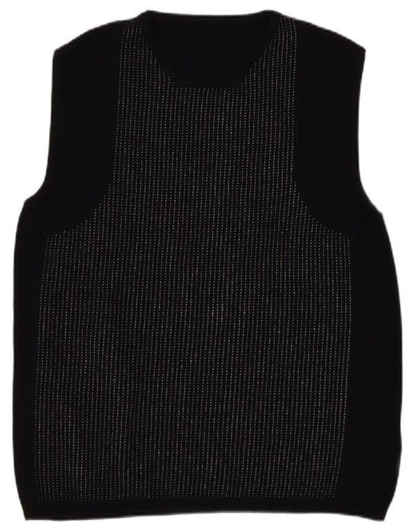 Regata feminina vintage com colete UK 14 grande preta