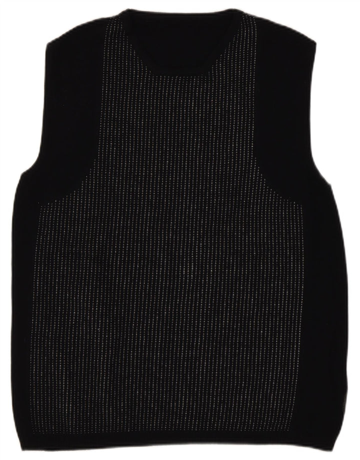 Regata feminina vintage com colete UK 14 grande preta