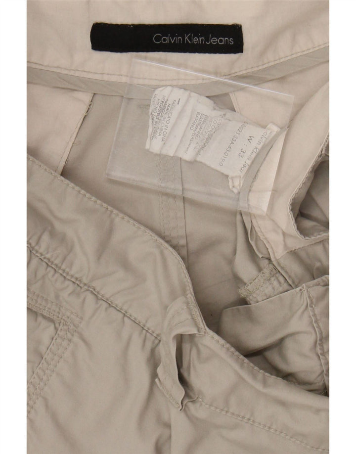 Shorts cargo masculino CALVIN KLEIN W40 XL algodão bege