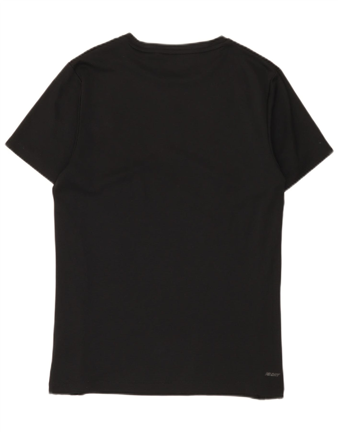 Camiseta gráfica masculina New Balance poliéster médio preto