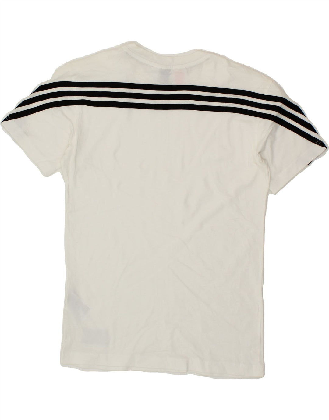 ADIDAS Boys T-Shirt Top 11-12 Years White Cotton Vintage Adidas and Second-Hand Adidas from Messina Hembry 