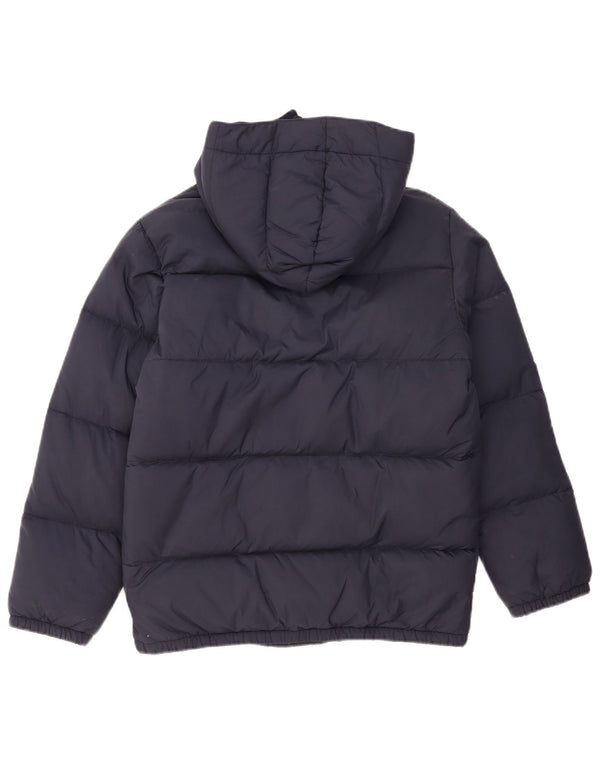 Jaqueta acolchoada com capuz para meninos Polo Ralph Lauren 13-14 anos azul marinho poliéster