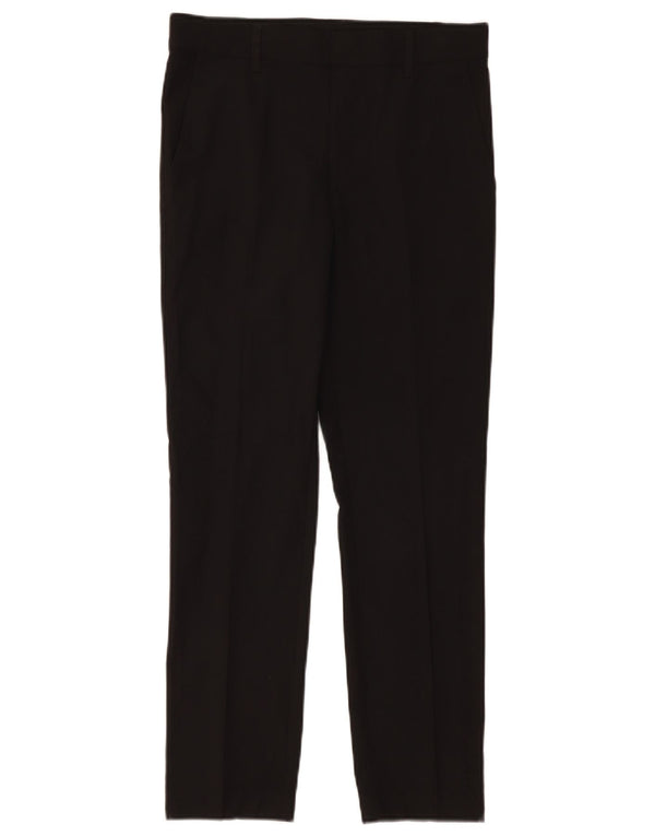 Calças Chino retas para meninos Marks & Spencer 12-13 anos W30 L27 pretas