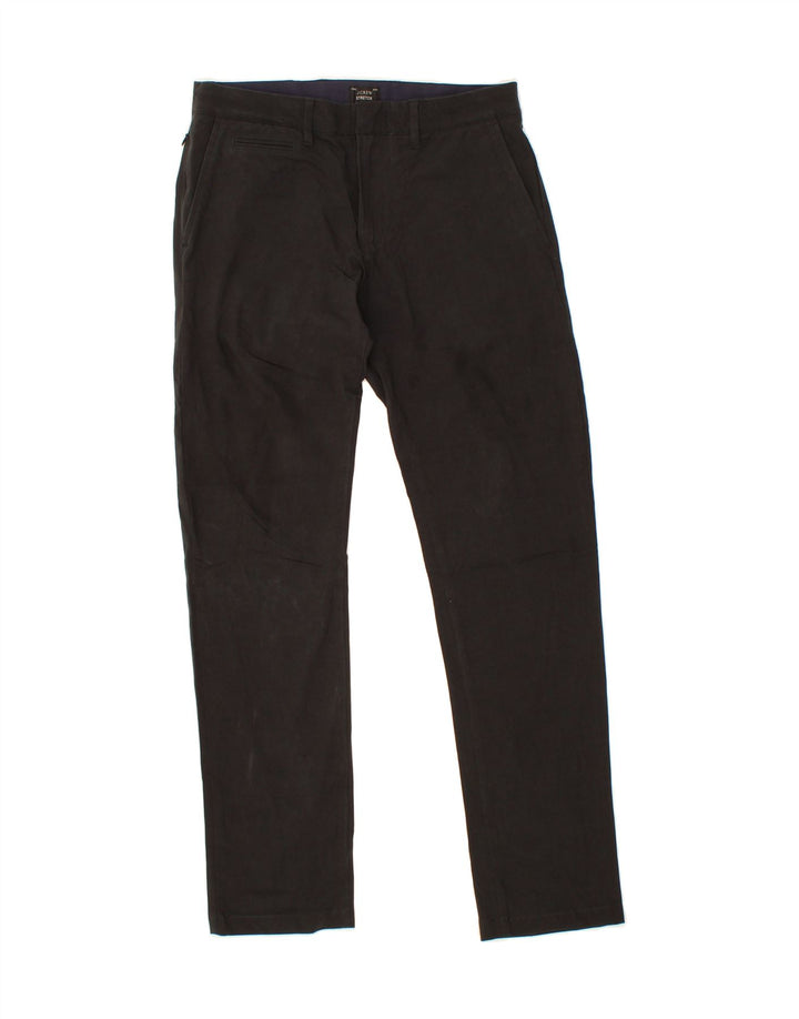 J. CREW Mens Slim Chino Trousers W29 L32 Black Cotton Vintage J. Crew and Second-Hand J. Crew from Messina Hembry 