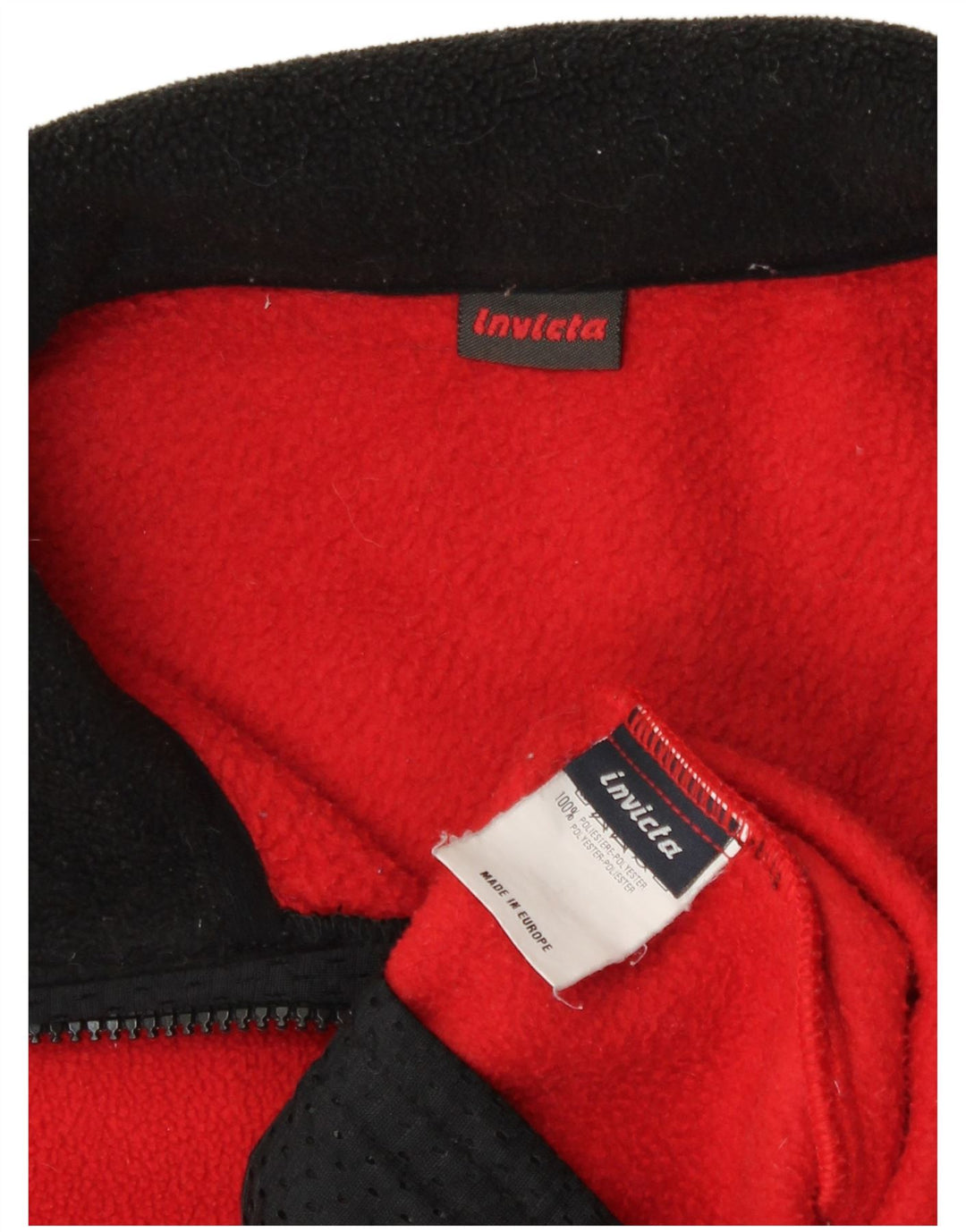 Jaqueta de lã masculina Invicta UK 42 XL poliéster vermelho