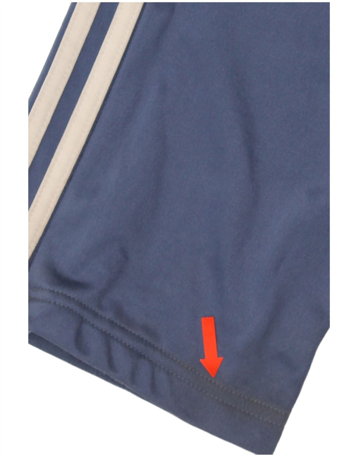 Calça Adidas Mens Treino Poliéster Azul Médio