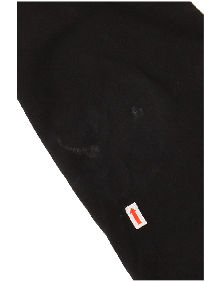 CALVIN KLEIN JEANS moletom gráfico feminino jumper UK 16 grande preto