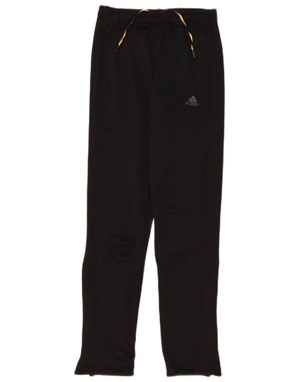 Calças de treino Adidas Boys Climalite 13-14 anos preto poliéster