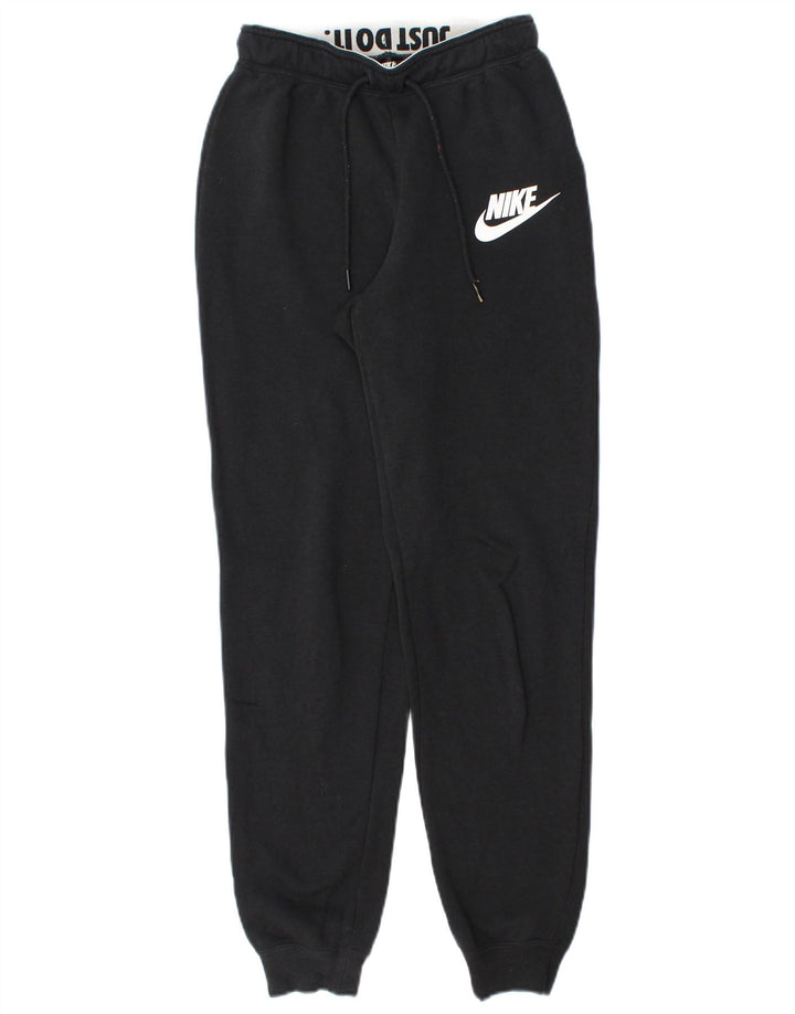 Calça esportiva feminina Nike Graphic Joggers UK 4 XS algodão preto