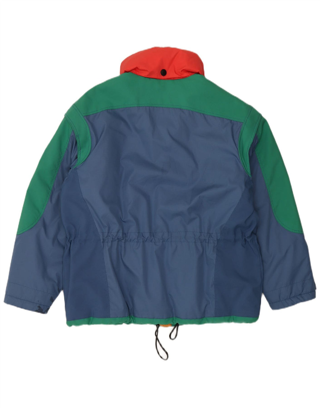 Jaqueta de esqui masculina DIADORA UK 40 poliéster grande colorblock azul