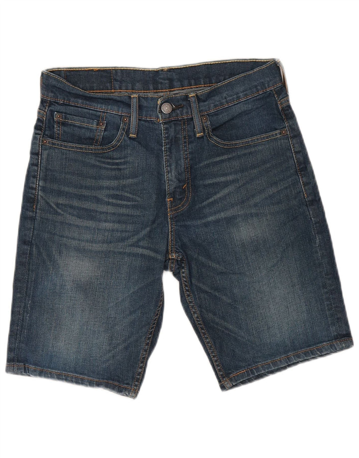 LEVI'S Masculino 502 Shorts Jeans W29 Pequeno Azul